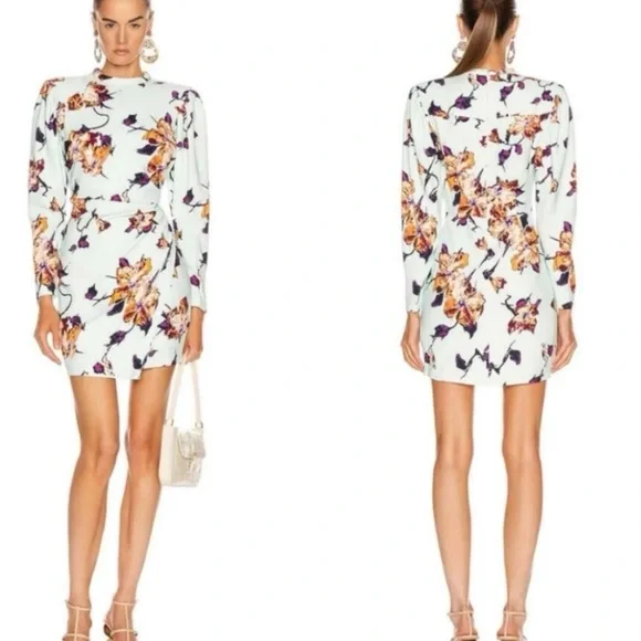 ALC Mint green mini Jane dress size 4 - Picture 2 of 11